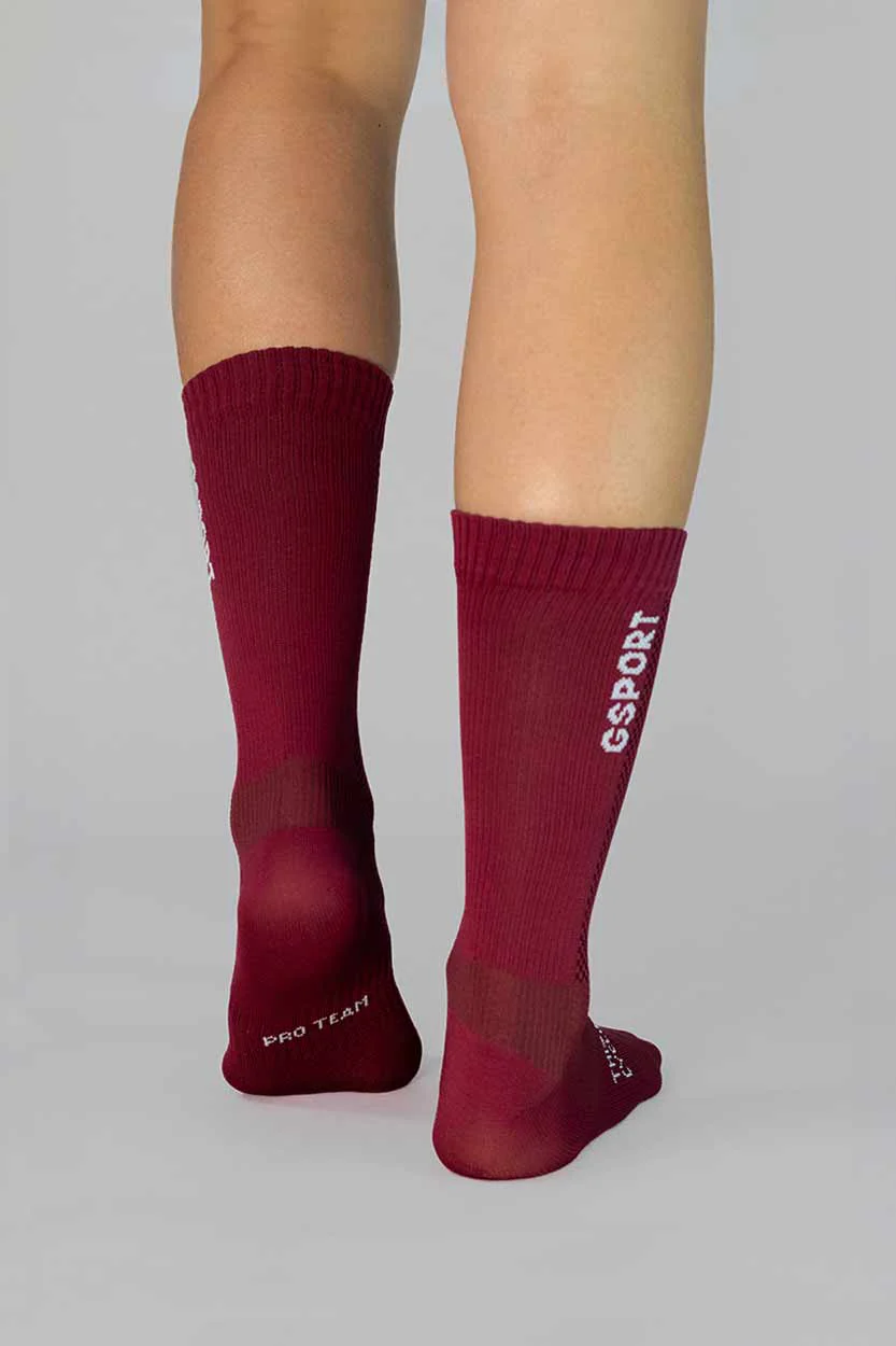 Calcetines Pro Team Burdeos - Image 4