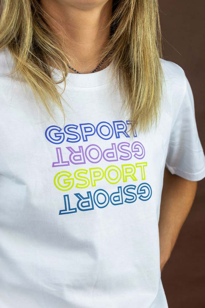 Camiseta manga corta blanca Gsport - Image 3