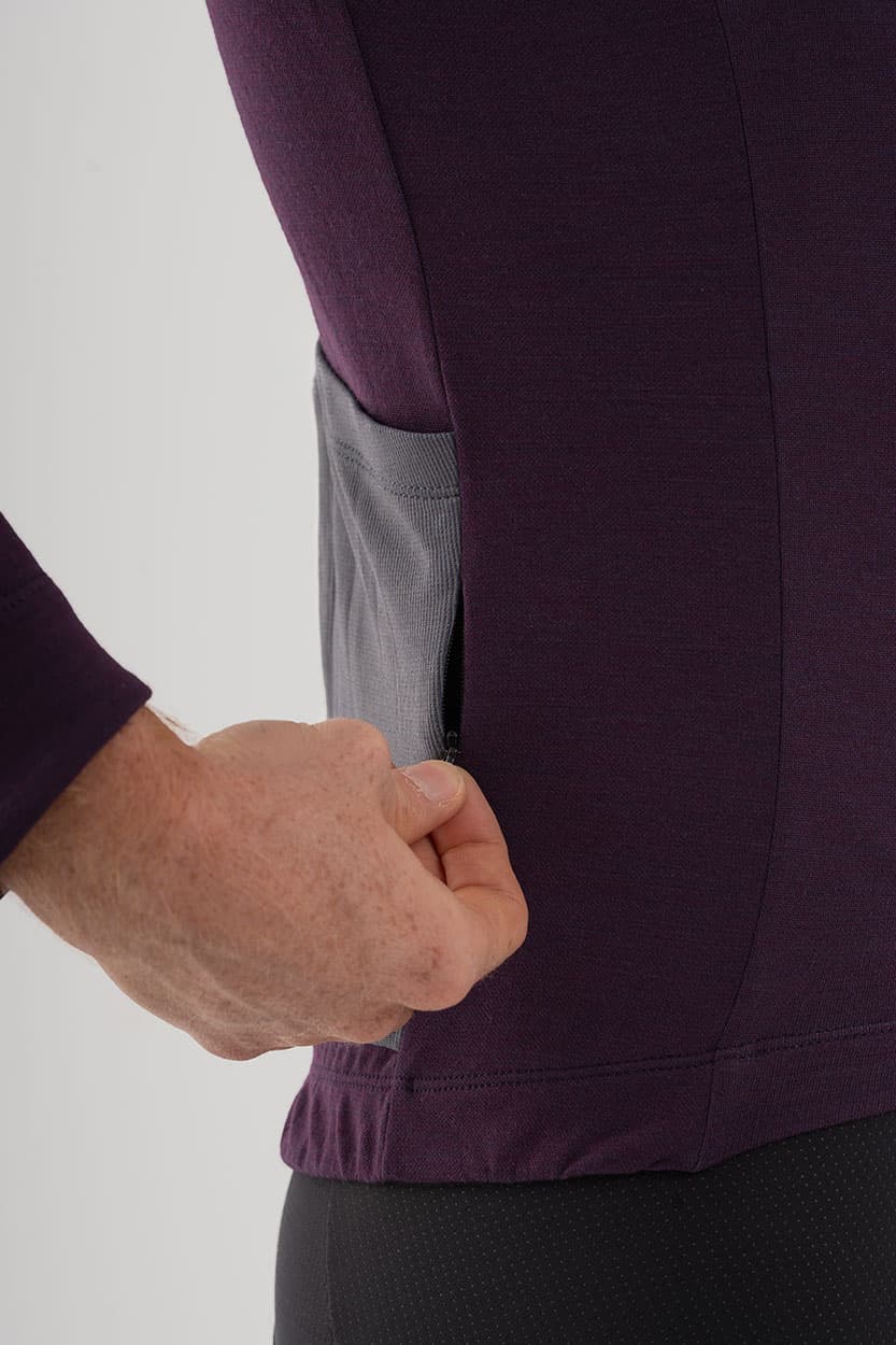 Maillot Active Merino Prugna - Image 8