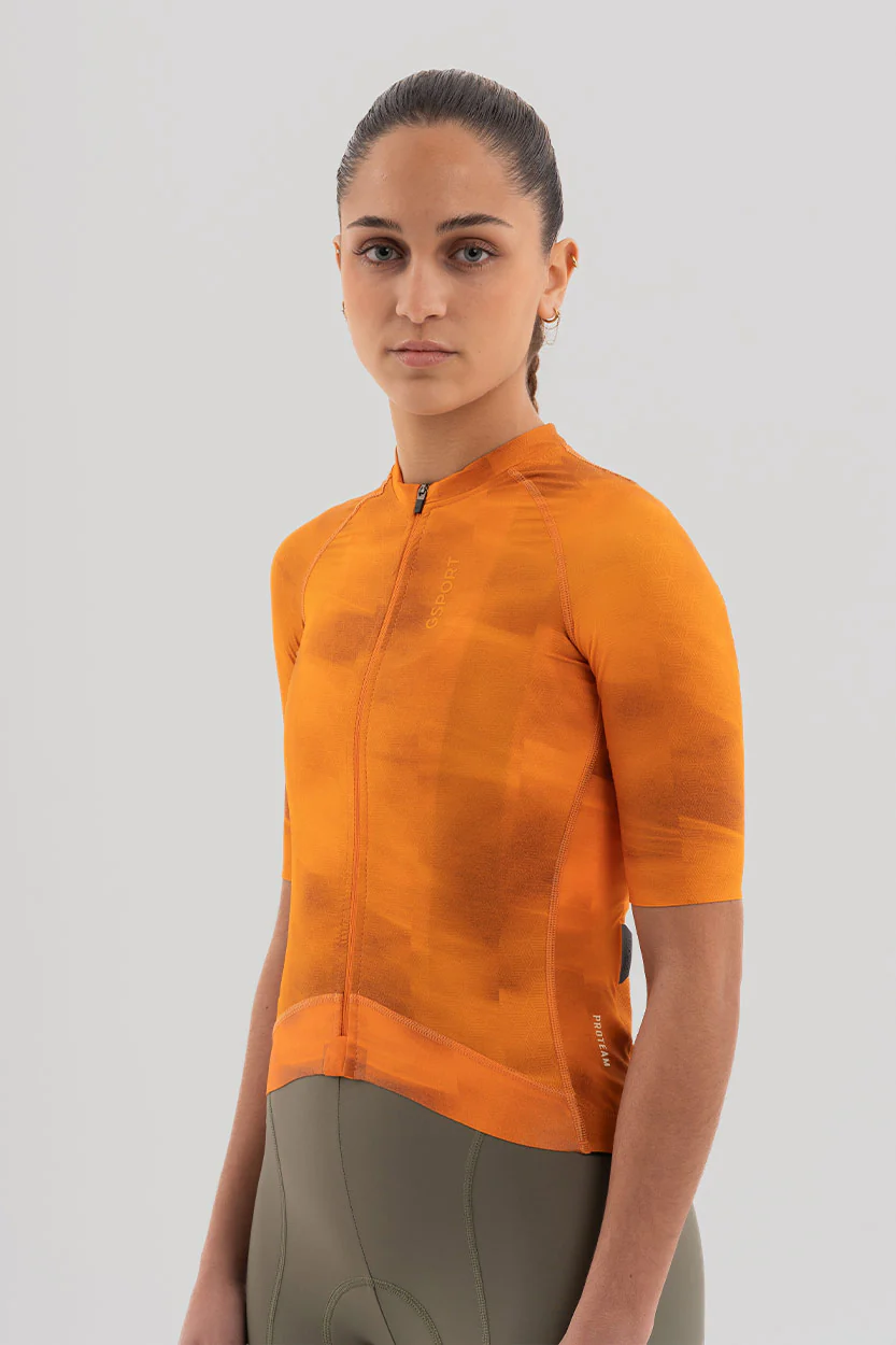 Maillot Pro Team Tangerine Mujer - Image 4