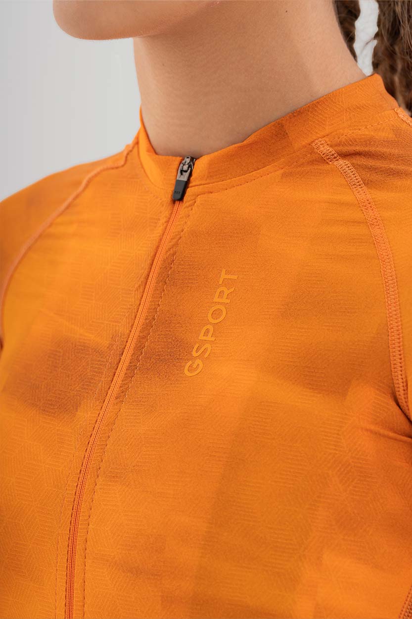 Maillot Pro Team Tangerine Mujer - Image 5